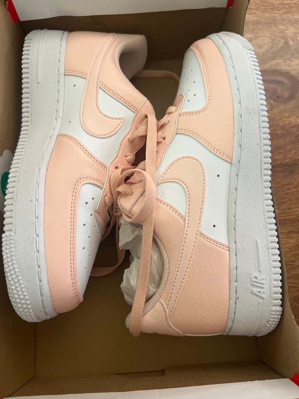 Nike Air Force 1 '07 NN White Washed Coral - Maat 39, Ophalen of Verzenden, Nieuw, Wit, Sneakers of Gympen