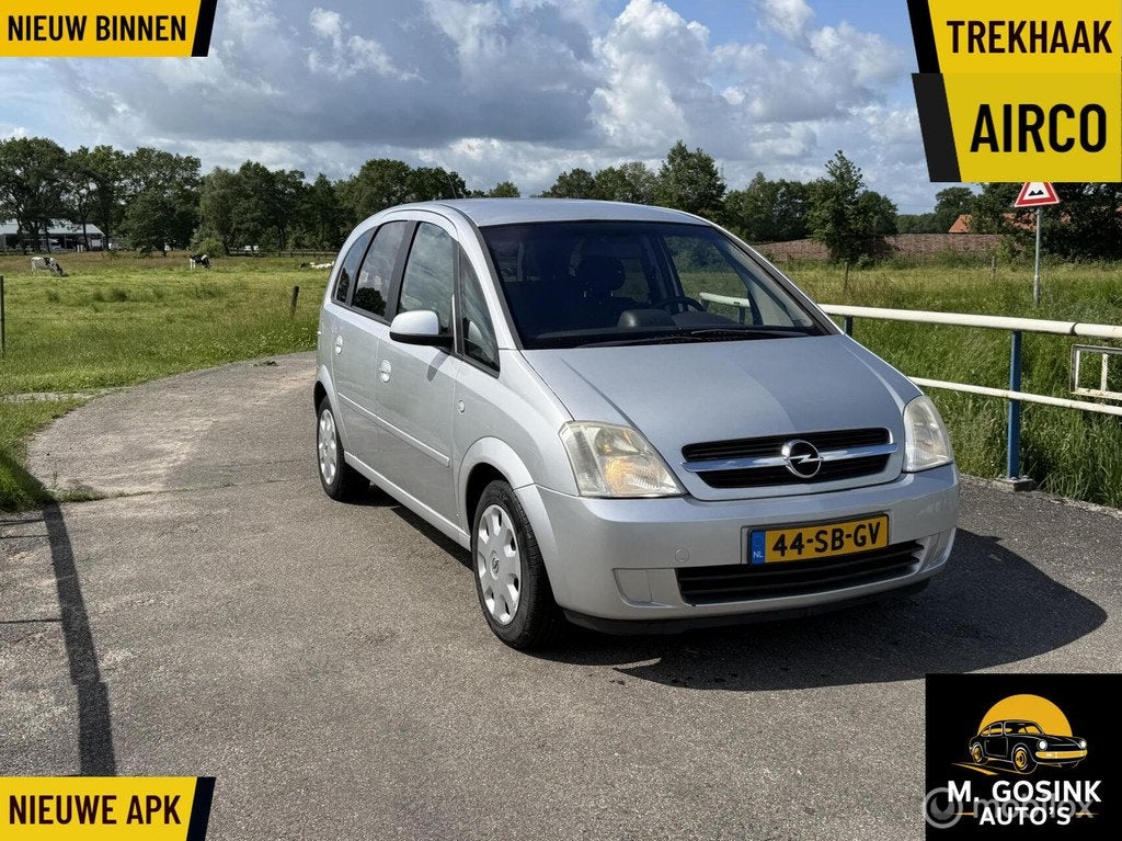 Opel Meriva 1.6-16V Airco cruis trekhaak apk nieuw 09-06-27, Auto's, Voorwielaandrijving, 101 pk, Gebruikt, Handgeschakeld