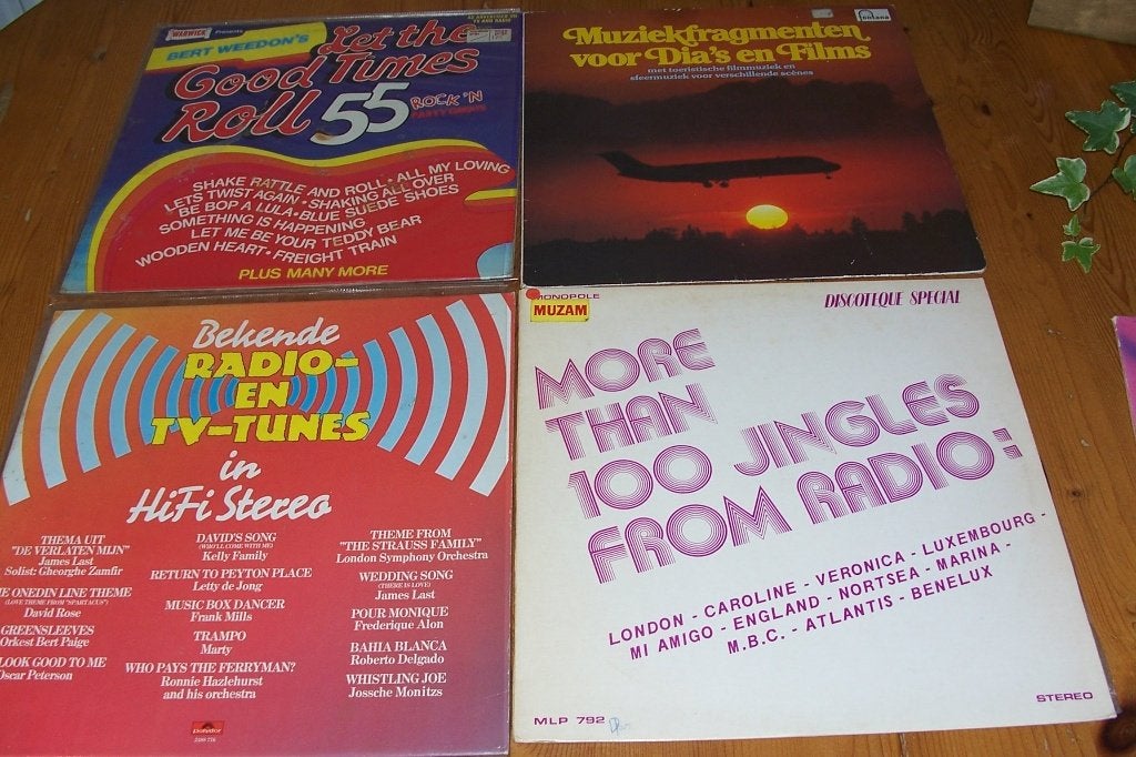 jingles-tunes-geluid 6 lp's, Ophalen of Verzenden, Gebruikt, 12 inch, LP