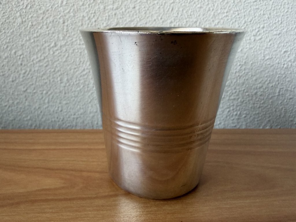 Christofle Gallia verzilverde art-deco beker, Ophalen of Verzenden, Zilver