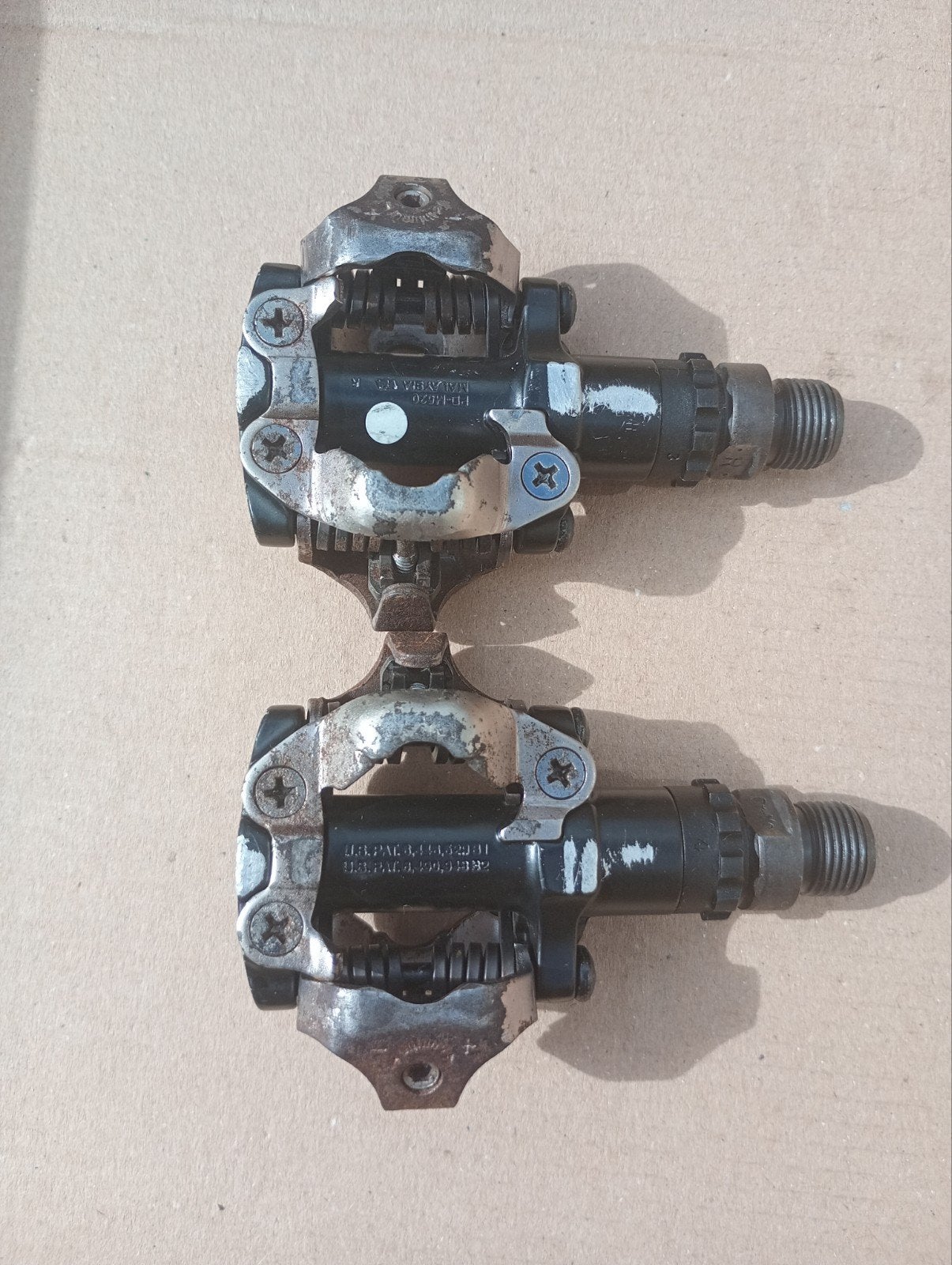 Shimano SPD PD-M324 combi pedalen, Gebruikt, Info@shimano.com, Ophalen of Verzenden, Shimano Inc.