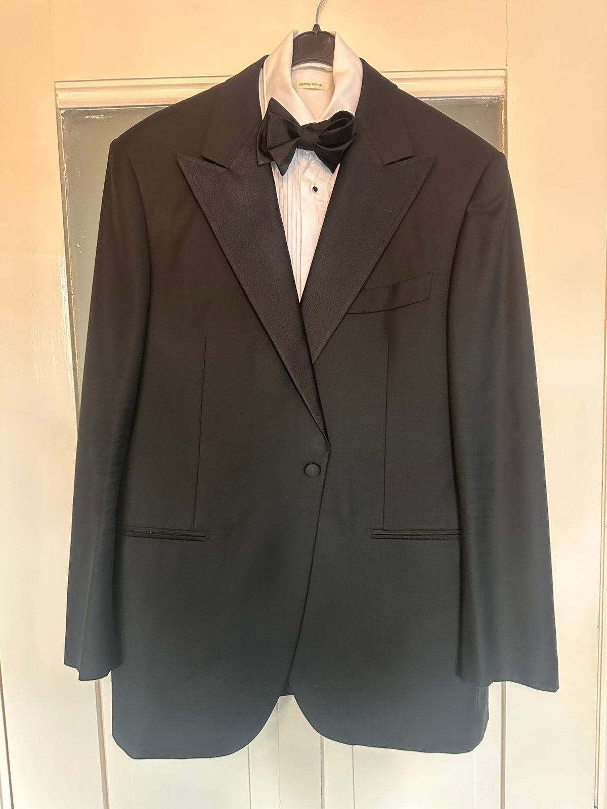Suitsupply smoking mt 56, Kleding | Heren, Ophalen of Verzenden, Zo goed als nieuw, Maat 56/58 (XL), Zwart