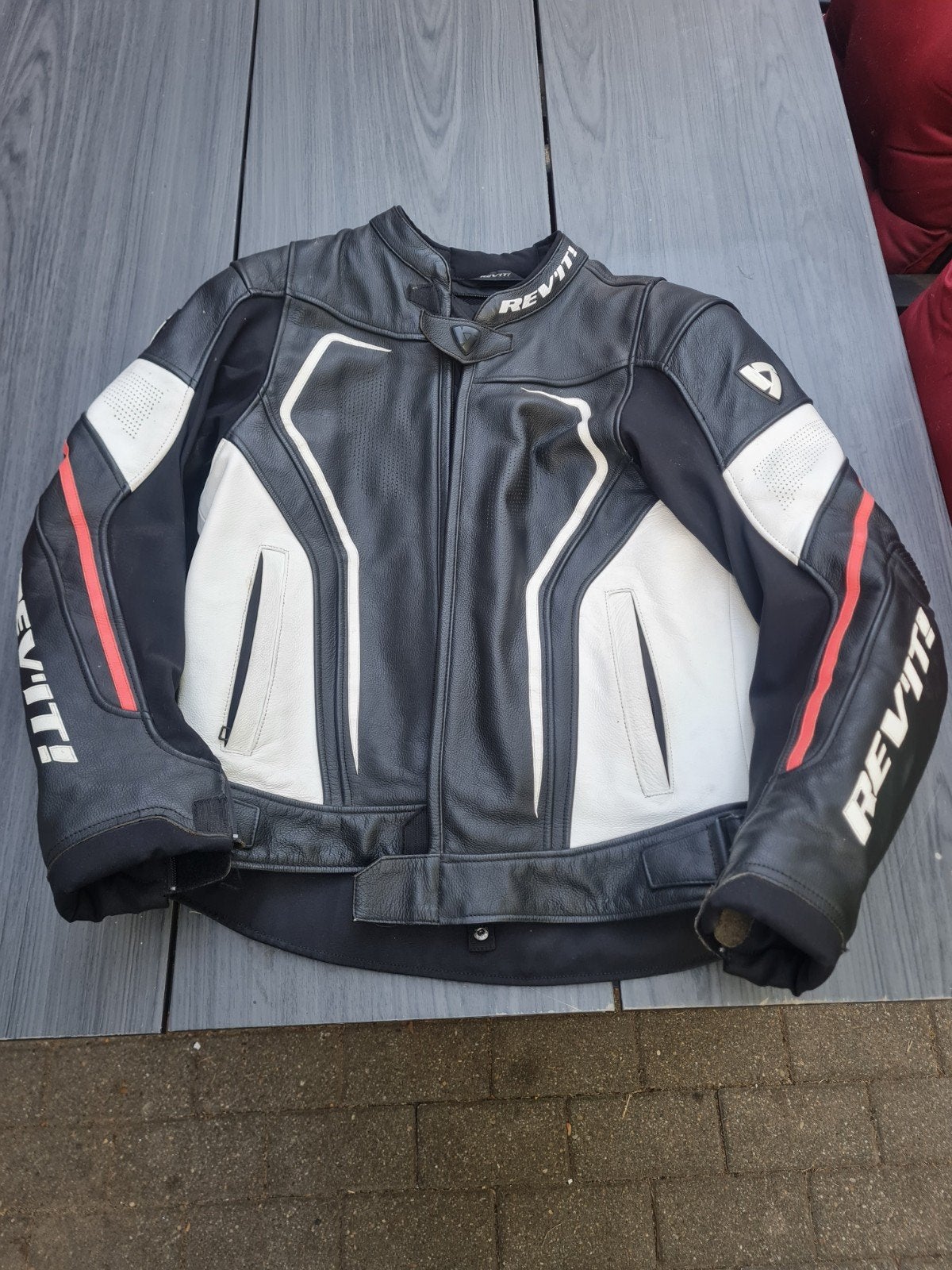 Rev it motorkleding, Ophalen of Verzenden, Tweedehands, Jas | leer