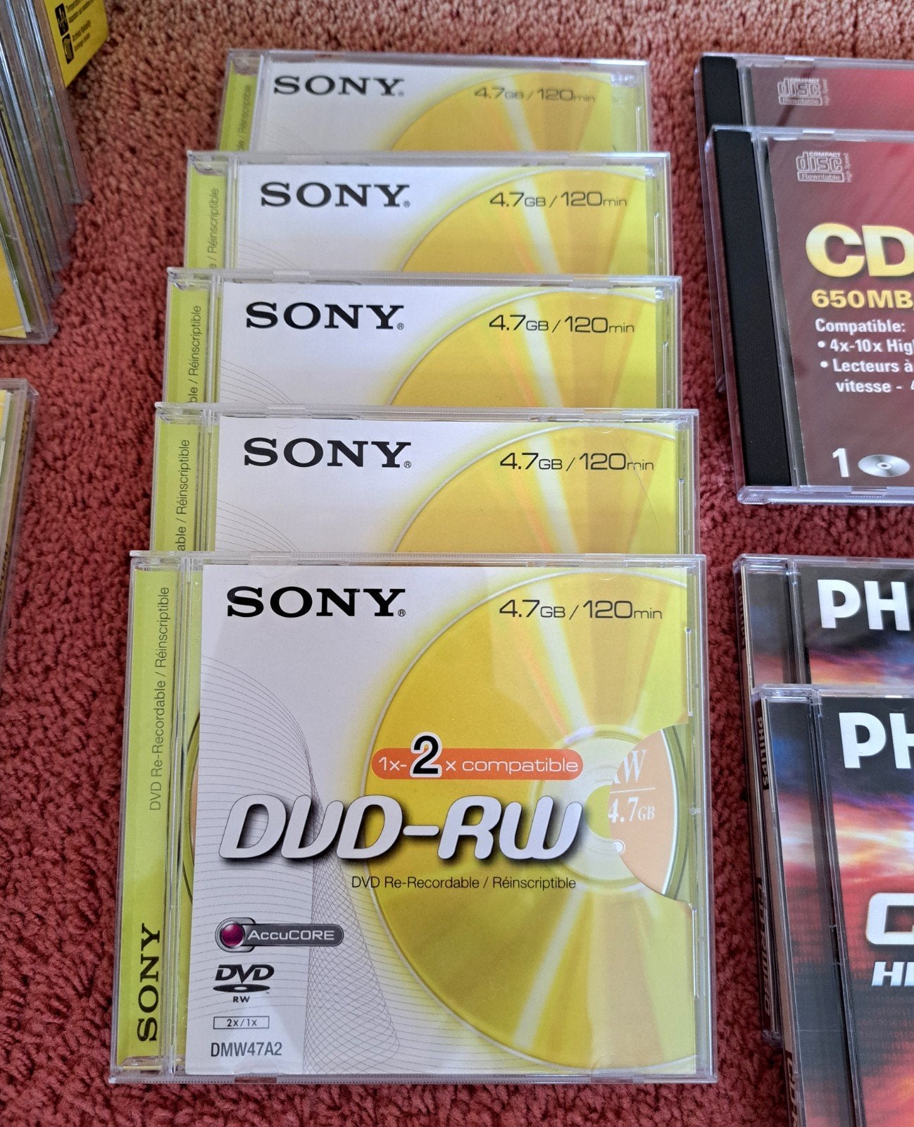 25 lege DVD's en CD's, in zeer goede staat, Computers en Software, Ophalen of Verzenden