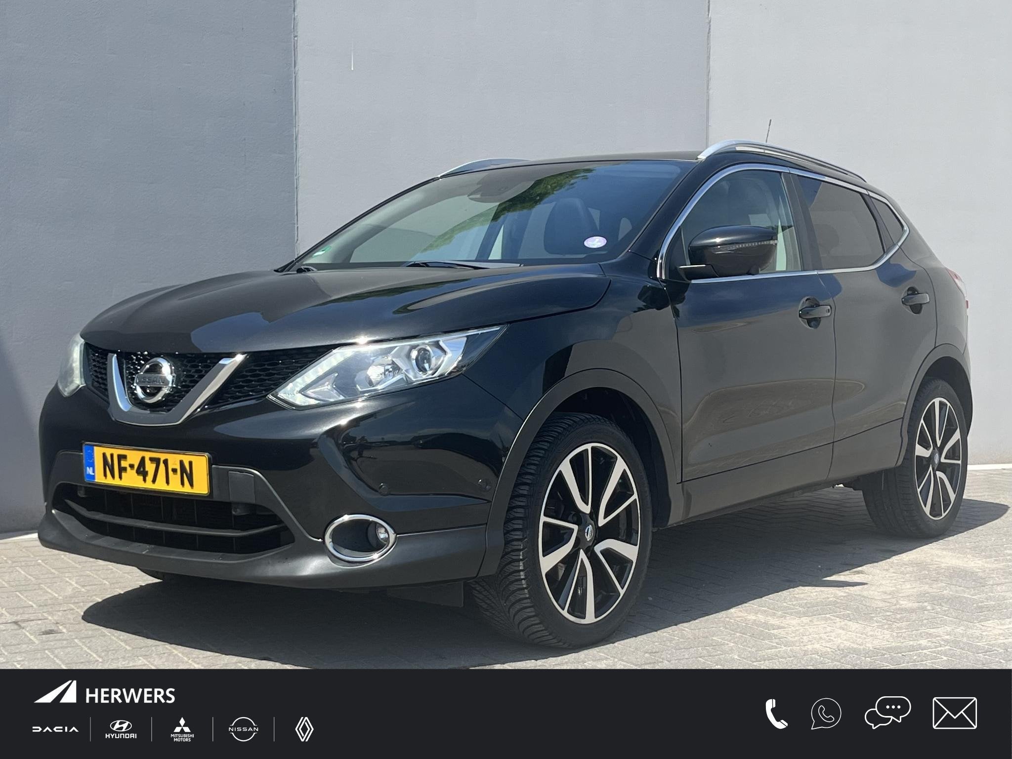 Nissan Qashqai 1.2 Tekna / Trekhaak (1.200KG) / Airco / Pano, Voorwielaandrijving, Automatische klimaatregeling, Gebruikt, Euro 6