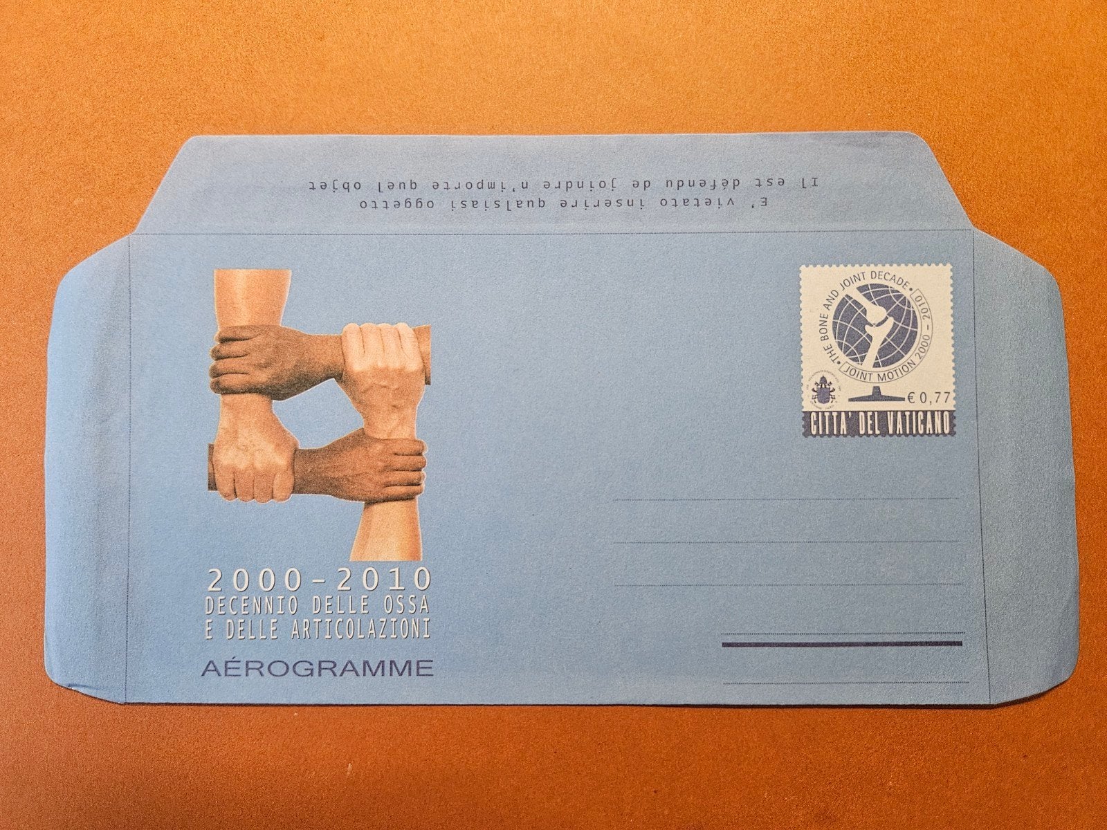 37) Aerogramme Vaticaanstad, Ophalen of Verzenden, Envelop