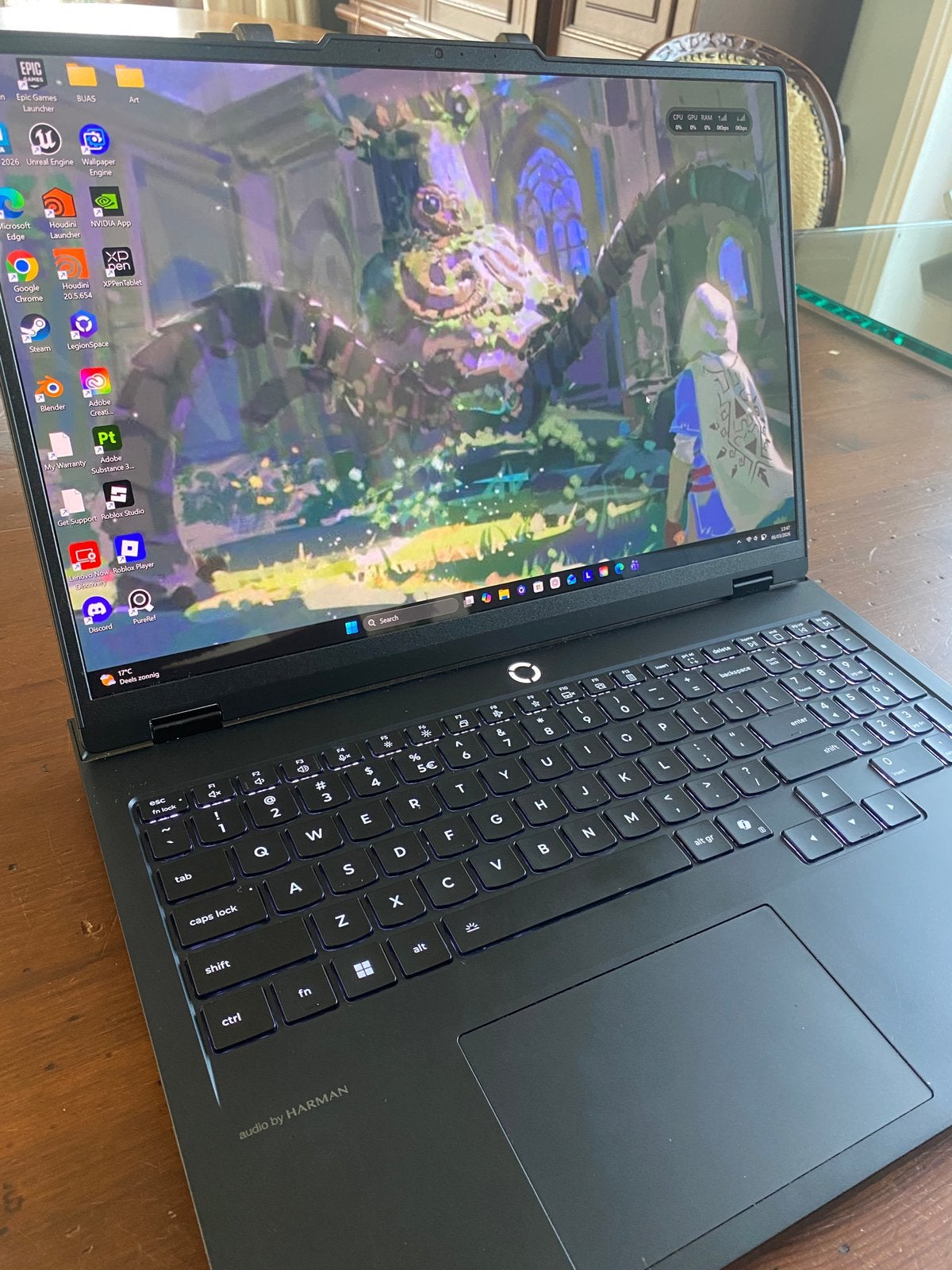 Legion Pro - 32GB, 1TB, 16”, Intel Core Ultra 9, RTX 5070 Ti, Computers en Software, Windows Laptops, Ophalen, Met videokaart