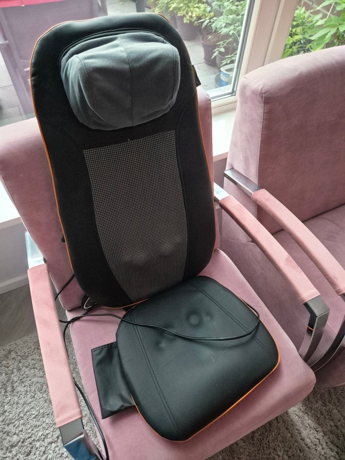 Masage cover stoel, Sport en Fitness, Massageproducten, Ophalen, Zo goed als nieuw, Massagestoel of Kussen