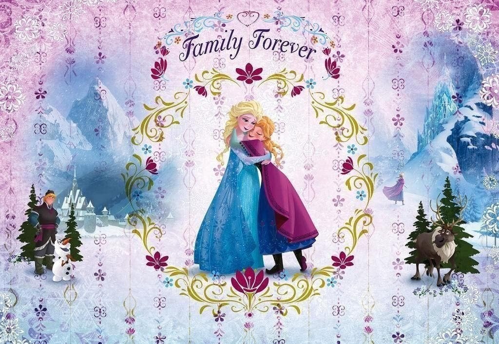 Disney Frozen Vlies Behang - 400x260 cm - Gratis Verzending, Verzenden, Nvt, Komar, Vliesbehang