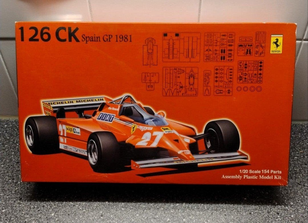 Fujimi 1/20 Ferrari 126 CK nieuw, Overige merken, Auto, Groter dan 1:32, Nieuw