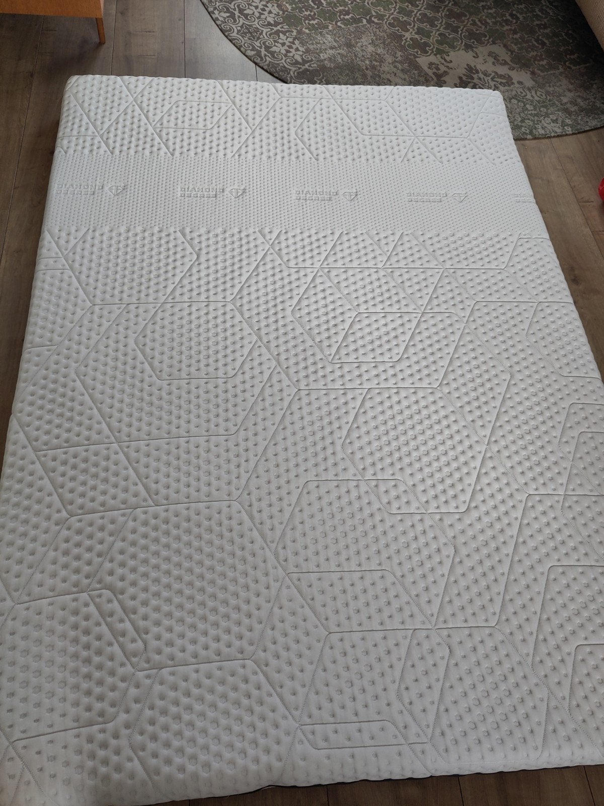 Emma Diamond Degree Topper 140x200 - hoes gewassen, Ophalen, 140 cm, Zo goed als nieuw, Twijfelaar