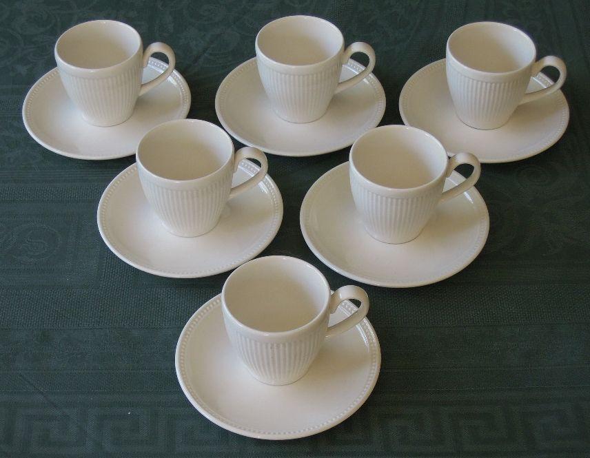 Nr TT31: 6 Wedgwood Windsor koffiekopjes, Nieuw, Ophalen of Verzenden, Wedgwood., Tweedehands onbekend
