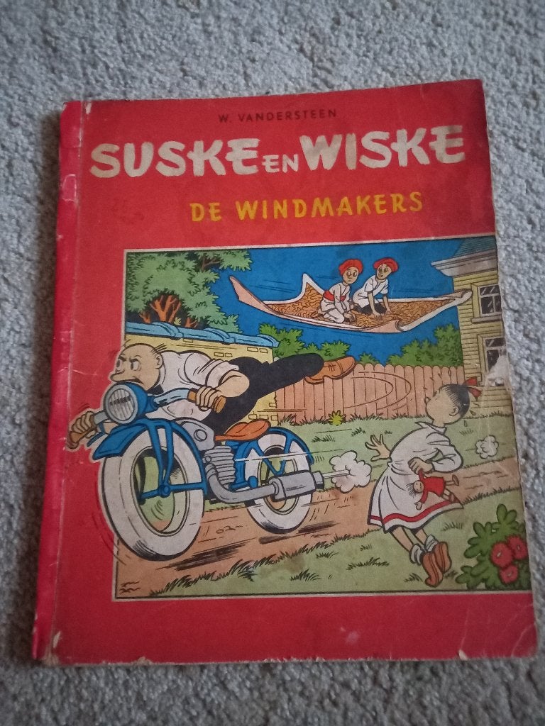 Suske en Wiske TV, Vl 2 kleur(2)-De windmakers 2e druk, Gelezen, Willy van der Steen., Eén stripboek, Ophalen of Verzenden