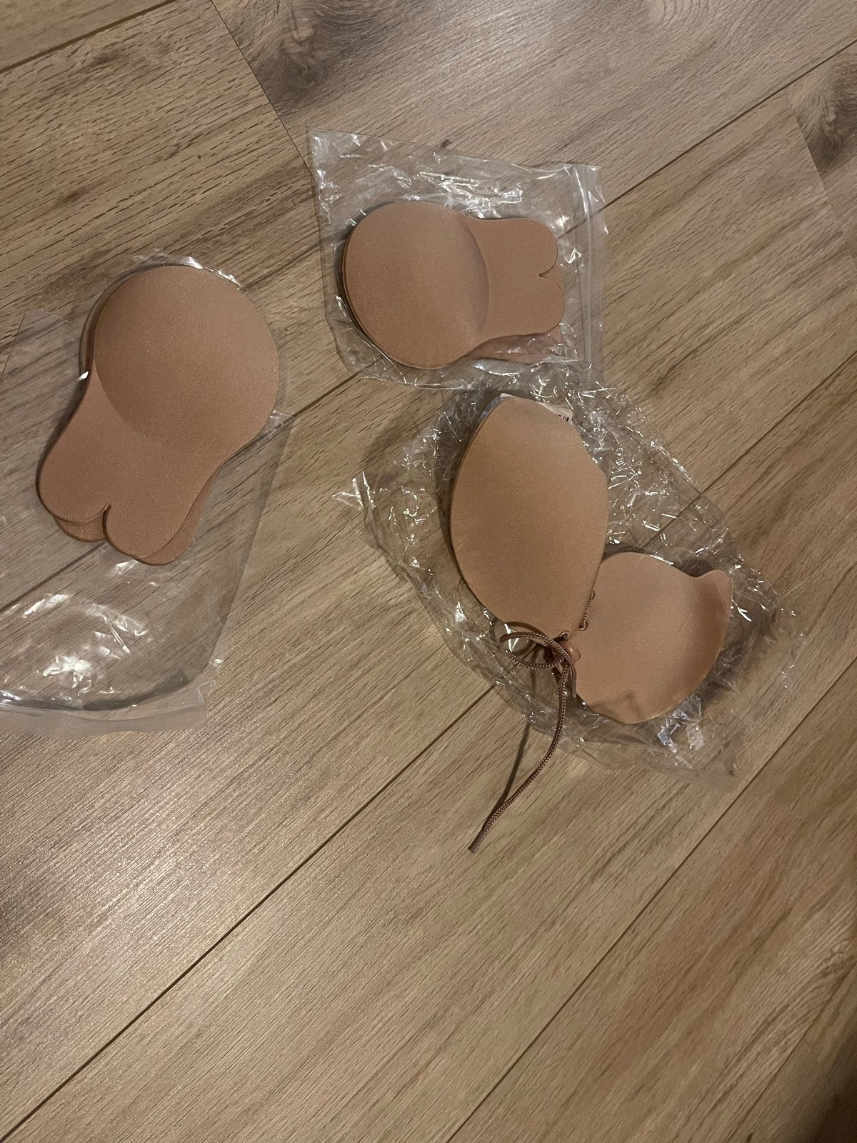 Nieuwe Plak BH's - Onzichtbare push-up BH's, Ophalen of Verzenden, Beige, BH