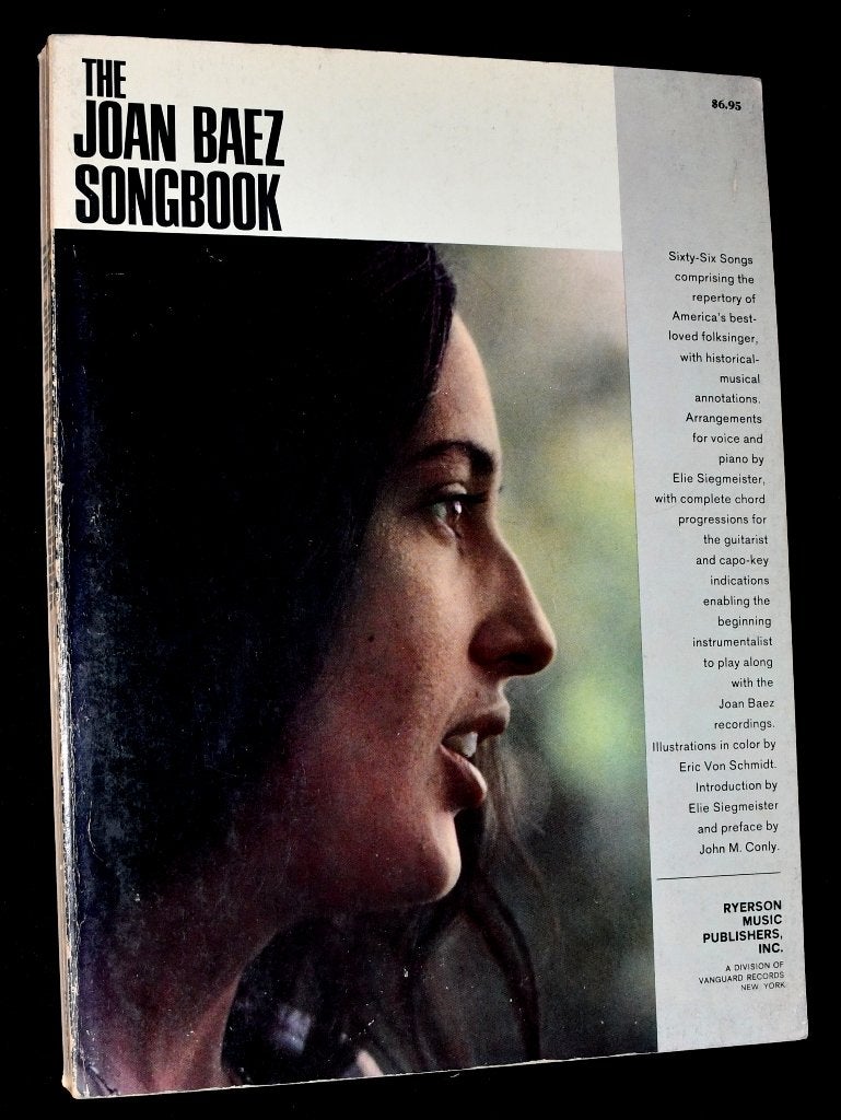 Joan Baez - The Joan Baez Songbook (Ryerson Music Publishers, Muziek en Instrumenten, Bladmuziek, Gebruikt, Gitaar, Ophalen of Verzenden
