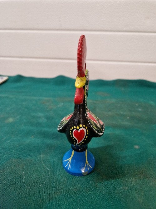 beeld haan van barcelos 14 cm, van metaal, Ophalen of Verzenden