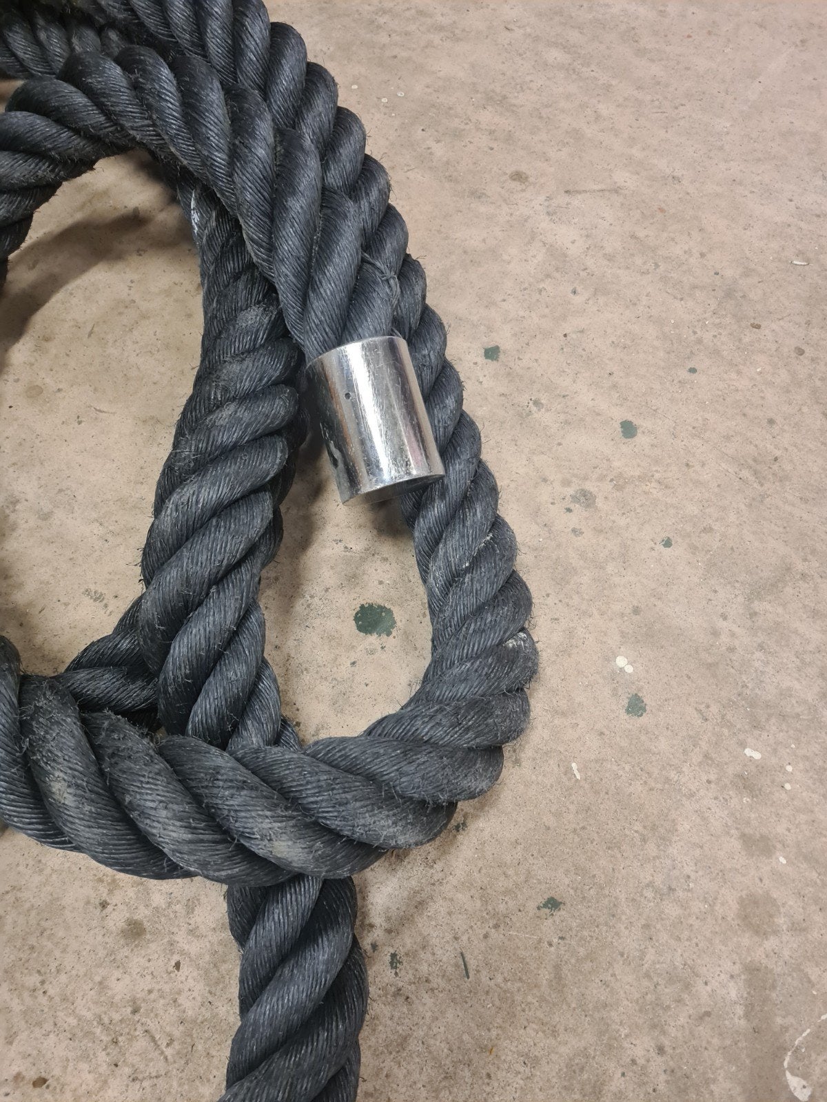 10 meter kabelaring met RVS eindstukken, Ophalen of Verzenden, Gebruikt, Overige typen