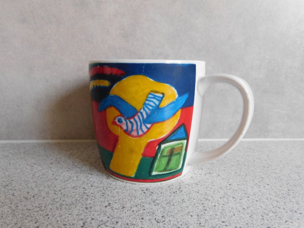 Mok 8x8,5 cm. Léte Commencent Corneille, Ophalen of Verzenden, Zo goed als nieuw, Overige stijlen, Kop(pen) en/of Schotel(s)