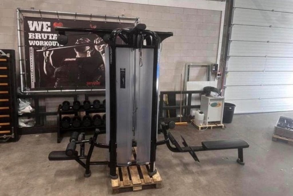 Life Fitness Multi-jungle mj4 met Row en Lat pulley, Ophalen, Gebruikt, Rug, Overige typen