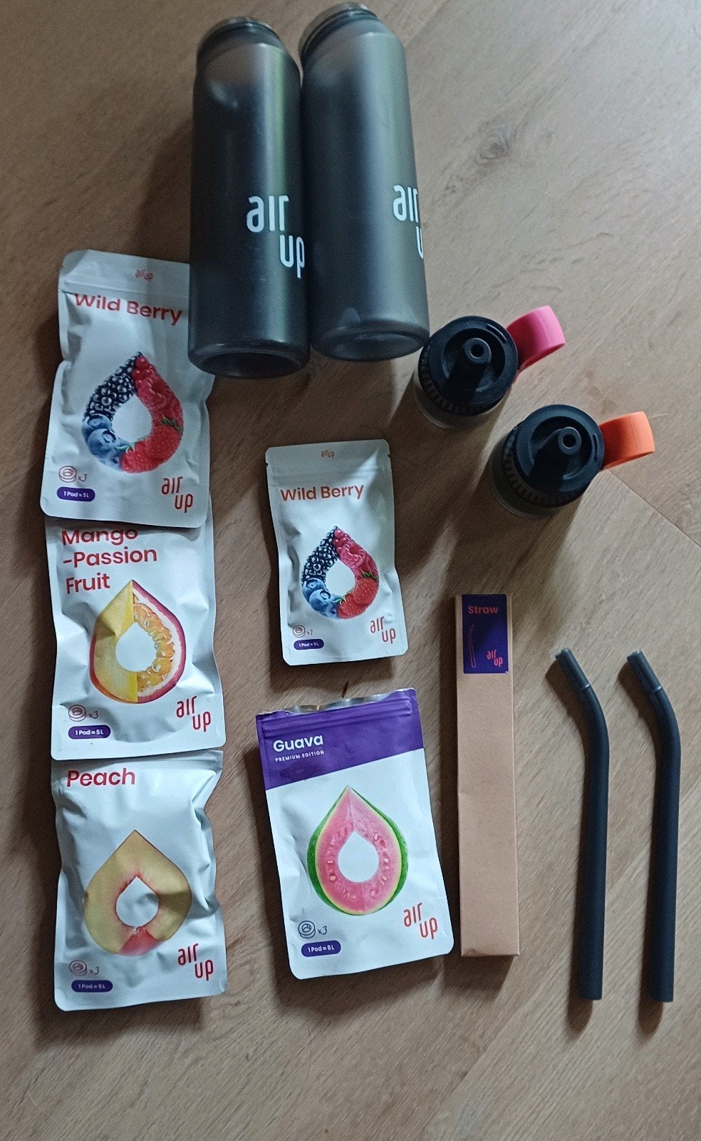 2x air up zgan met 11 pods, Ophalen, Zo goed als nieuw