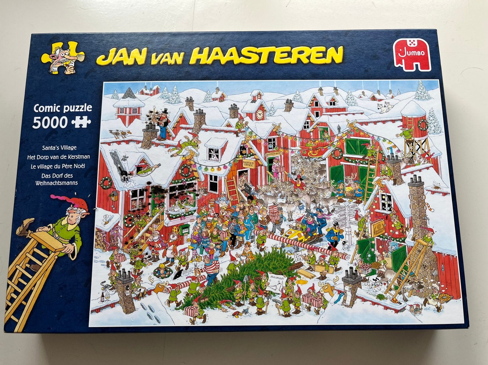 Mooie grote Jan van Haasteren puzzel 5000 stukjes, Hobby en Vrije tijd, Denksport en Puzzels, Ophalen of Verzenden, Meer dan 1500 stukjes