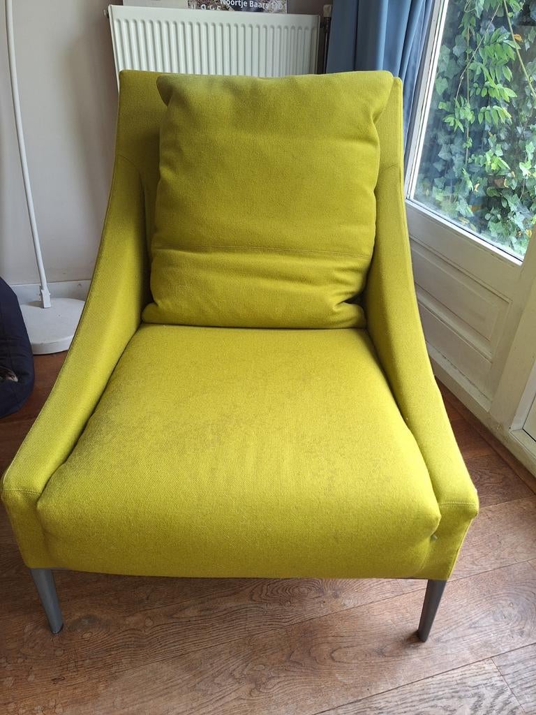 Comfortabele Fauteuil B&B Italia - in zeer nette staat, 75 tot 100 cm, Zo goed als nieuw, Stof, 75 tot 100 cm