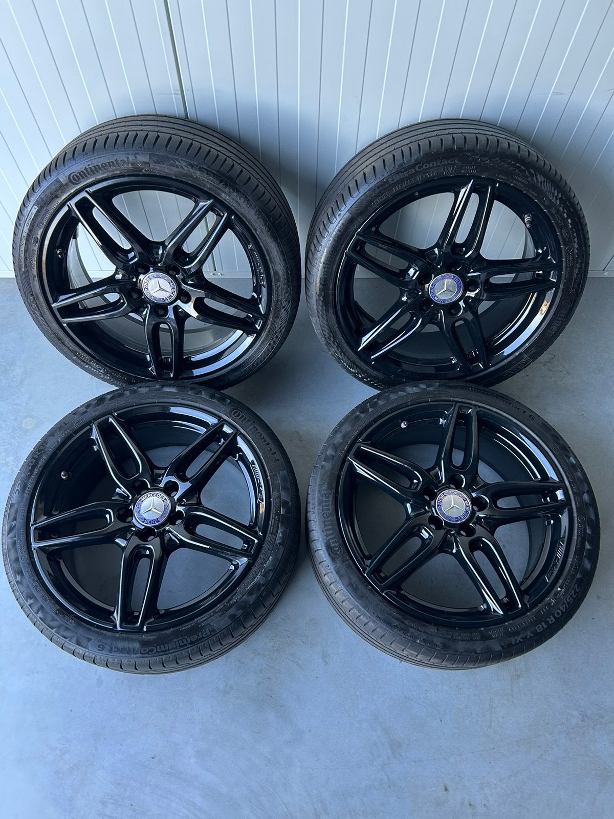 Originele Mercedes A B C CLA Klasse AMG 5x112 18 Inch Zomer, 18 inch, Banden en Velgen, Ophalen of Verzenden, Personenwagen
