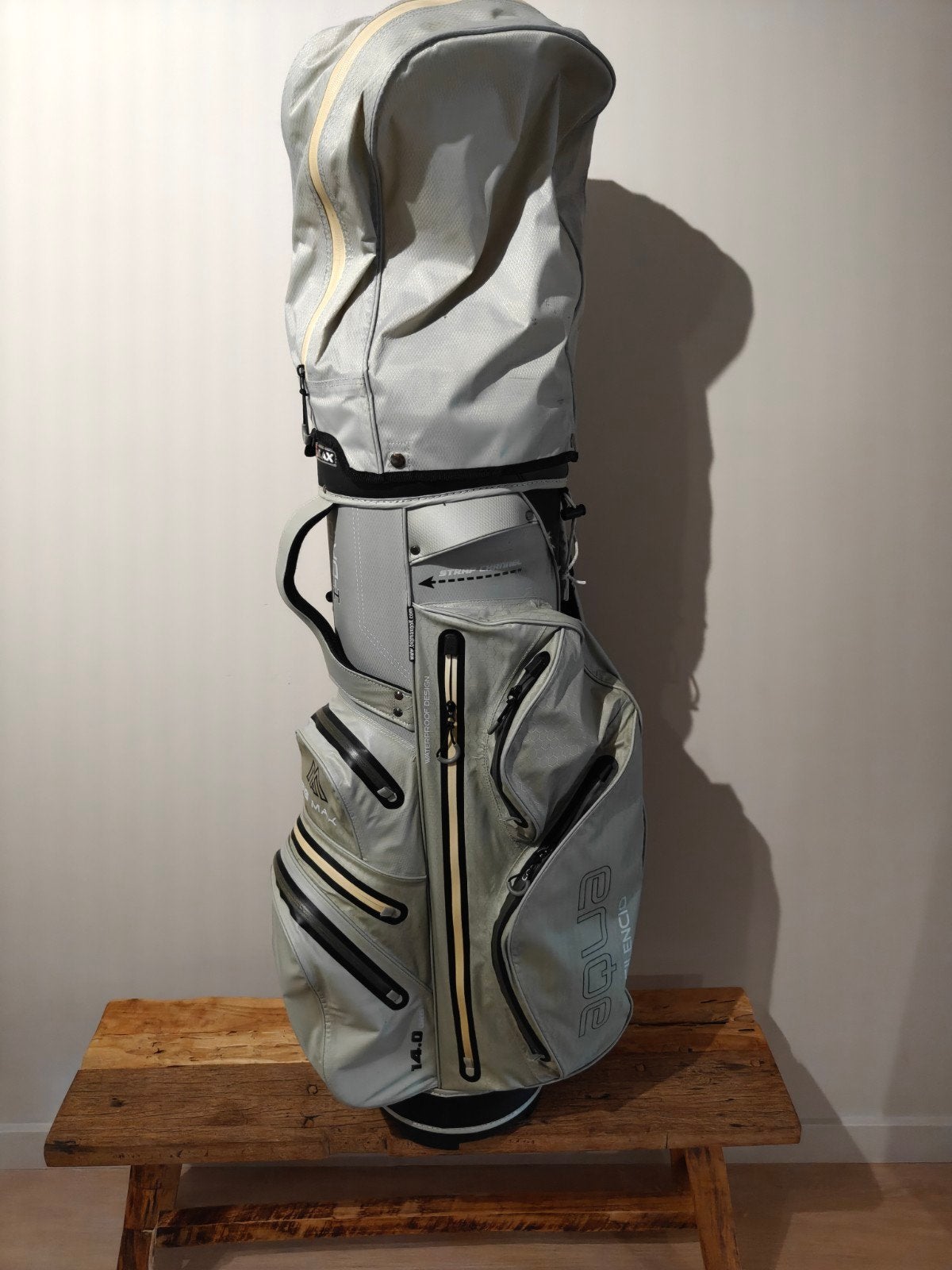 Big max aqua silencio cartbag / golftas., Ophalen of Verzenden, Zo goed als nieuw, Tas, Overige merken