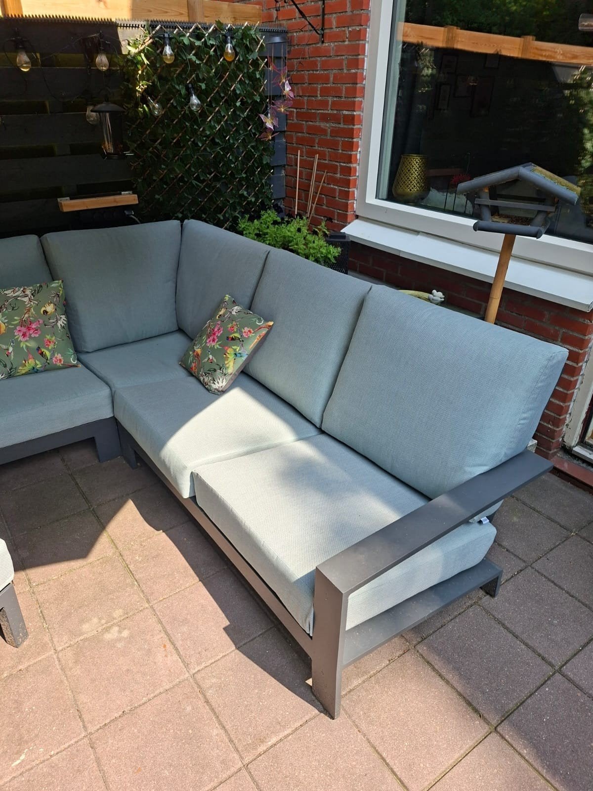 Garden Impressions Lincoln Loungeset - Desert Sand, Ophalen, Bank, 6 zitplaatsen, Aluminium