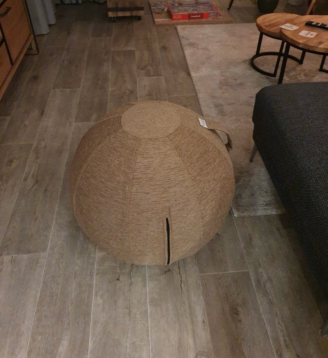 VLUV Zitbal Stof Macchiato 60-65 cm (1.55-1.80m), Overige kleuren, Ophalen of Verzenden, Zo goed als nieuw, Eén