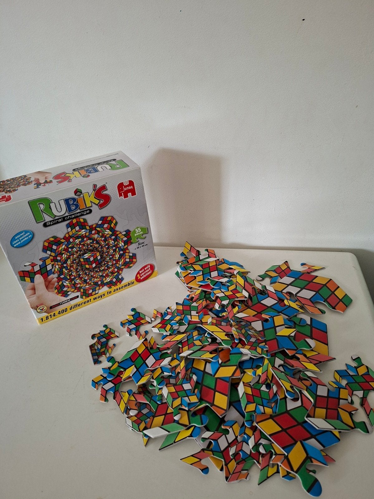 Rubik's Spiral Challenge Puzzel - 55 stukjes, Ophalen of Verzenden, Minder dan 500 stukjes, Gebruikt, Rubik's of 3D-puzzel