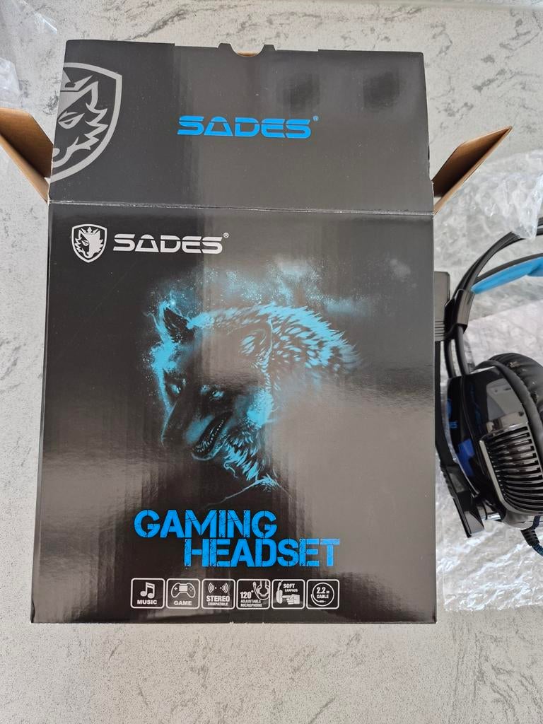 19x SADES A30S Gaming Headset - Nieuw in Doos, Ophalen, Nieuw, Over-ear, Gaming headset
