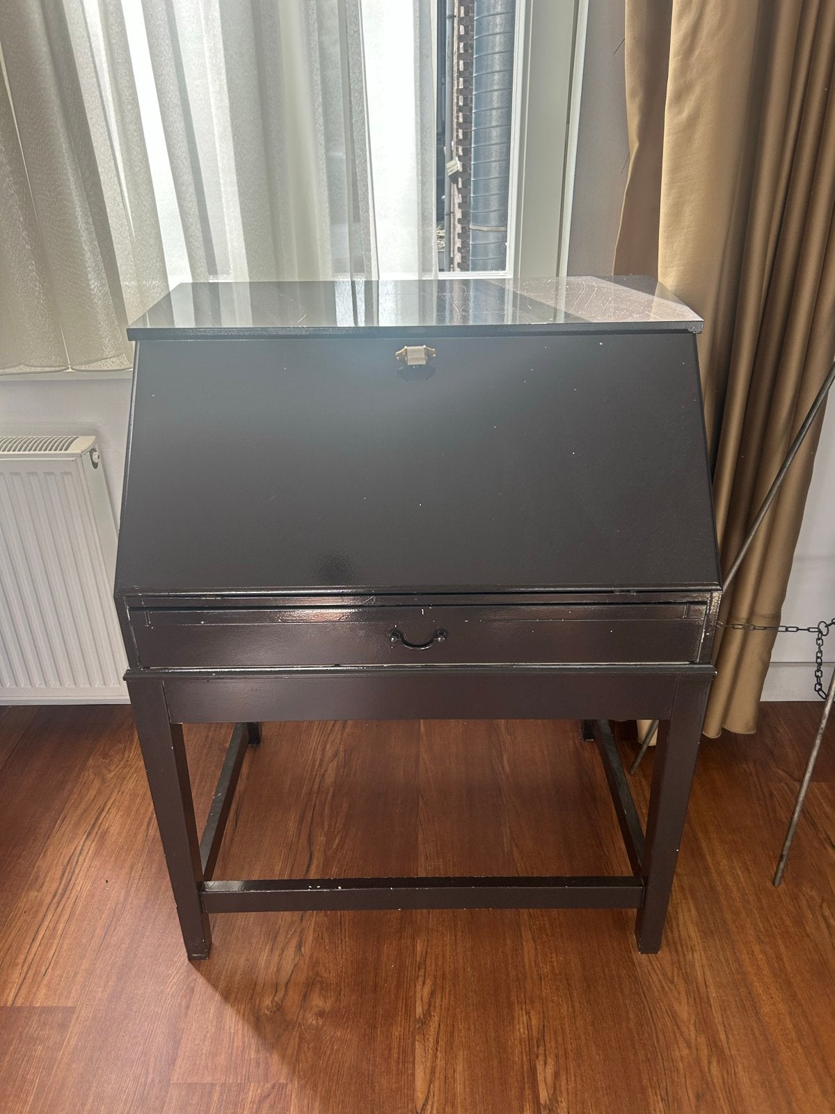 Inklap bureau en opbergkast, Huis en Inrichting, Ophalen, Gebruikt, Hout, Secretaire