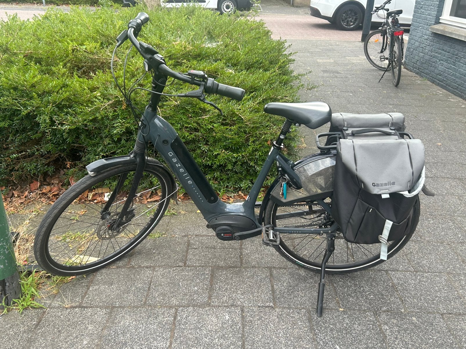 Fietstas merk Gazelle. Voor op elke fiets., Ophalen, Gebruikt