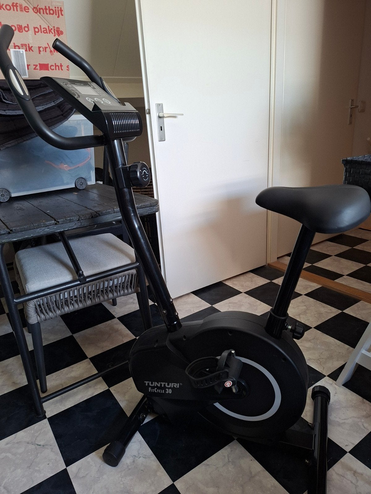 Tunturi fitcycle 30, Sport en Fitness, Fitnessapparatuur, Ophalen, Zo goed als nieuw, Hometrainer