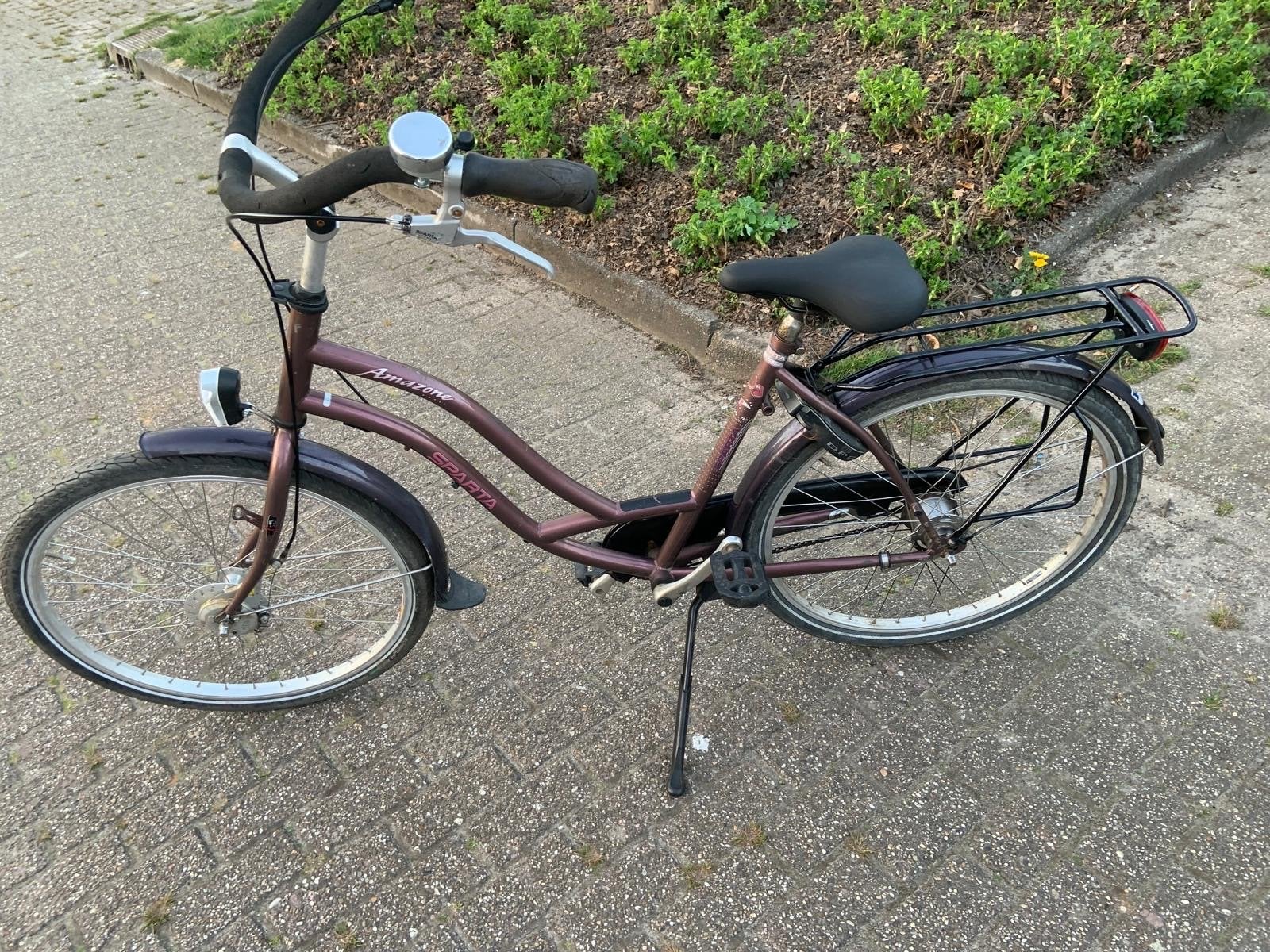 Sparta Amazone damesfiets - 50 cm framehoogte, Fietsen en Brommers, Fietsen | Dames | Damesfietsen, Terugtraprem, Sparta, Gebruikt