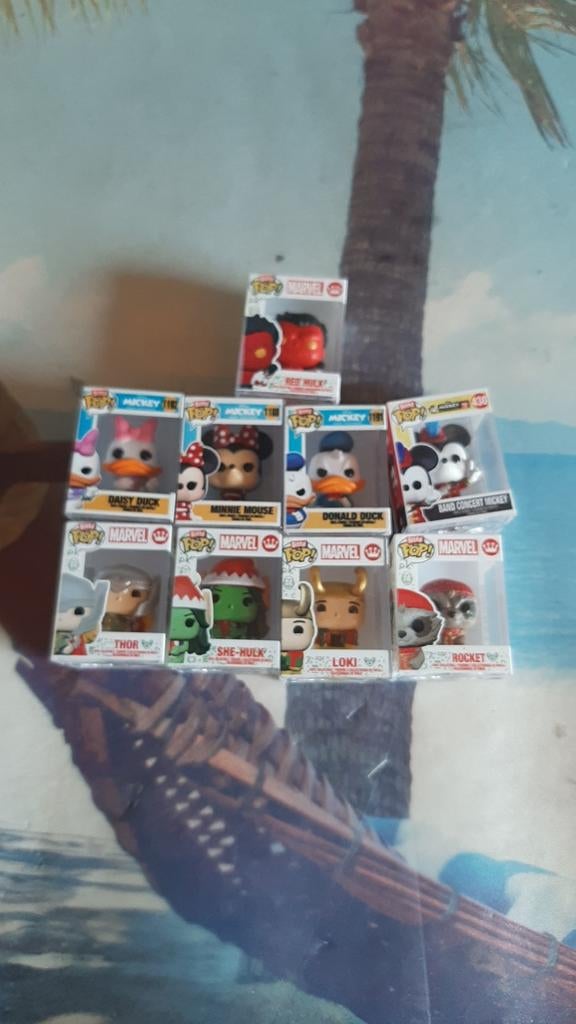 Bitty Pops Disney & Marvel Kerst Collectie - Donald Duck, Verzamelen, Ophalen of Verzenden