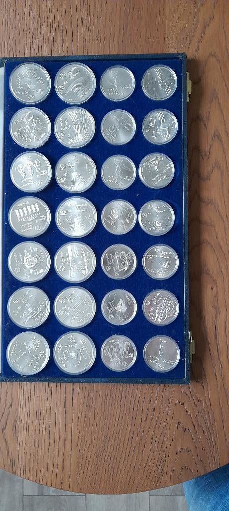 complete serie Olympische Spelen 1976. Canada., Ophalen of Verzenden, Noord-Amerika, Setje, Zilver