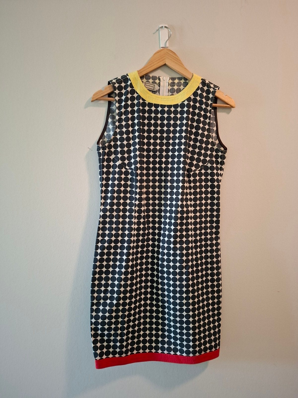 Vintage Gianni Versace Couture Jurk - Uniek Patroon, Zwart, Gianni Versace, Ophalen of Verzenden, Maat 36 (S)