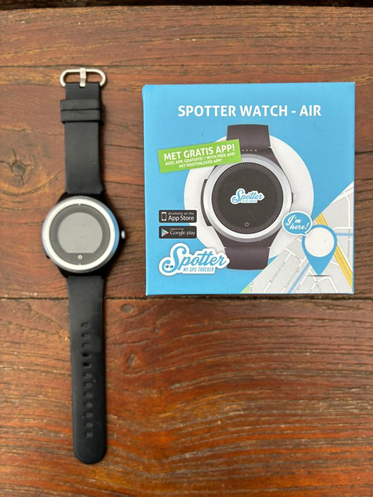 Spotter GPS horloge, Ophalen of Verzenden, Zo goed als nieuw, Zwart, Jongen of Meisje