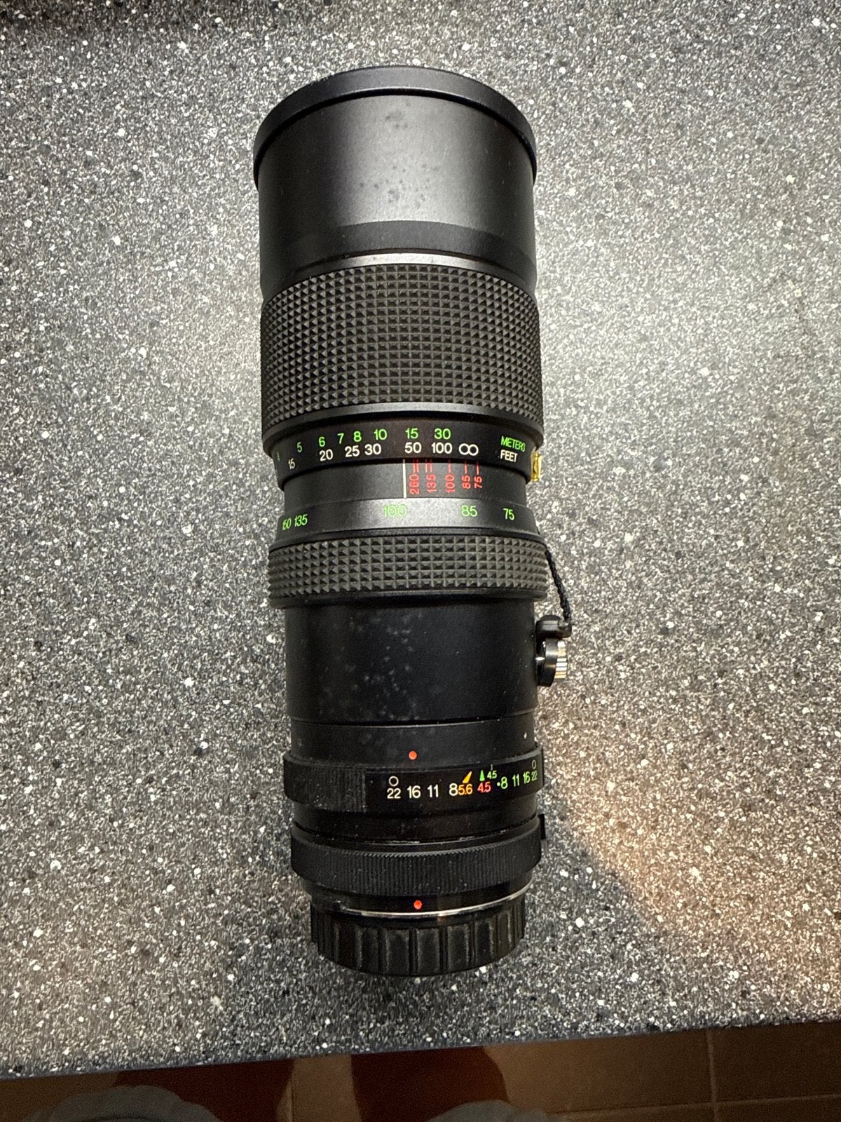 Vivitar Auto Zoom 75-260mm f/4.5 lens (O/DM mount), Audio, Tv en Foto, Overige merken, Gebruikt, Overige vattingen, Handmatige focus