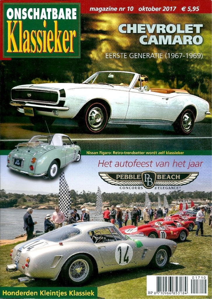 Onschatbare Klassieker reportage Chevrolet Camaro 1967-1969, Ophalen of Verzenden, Gelezen, Chevrolet
