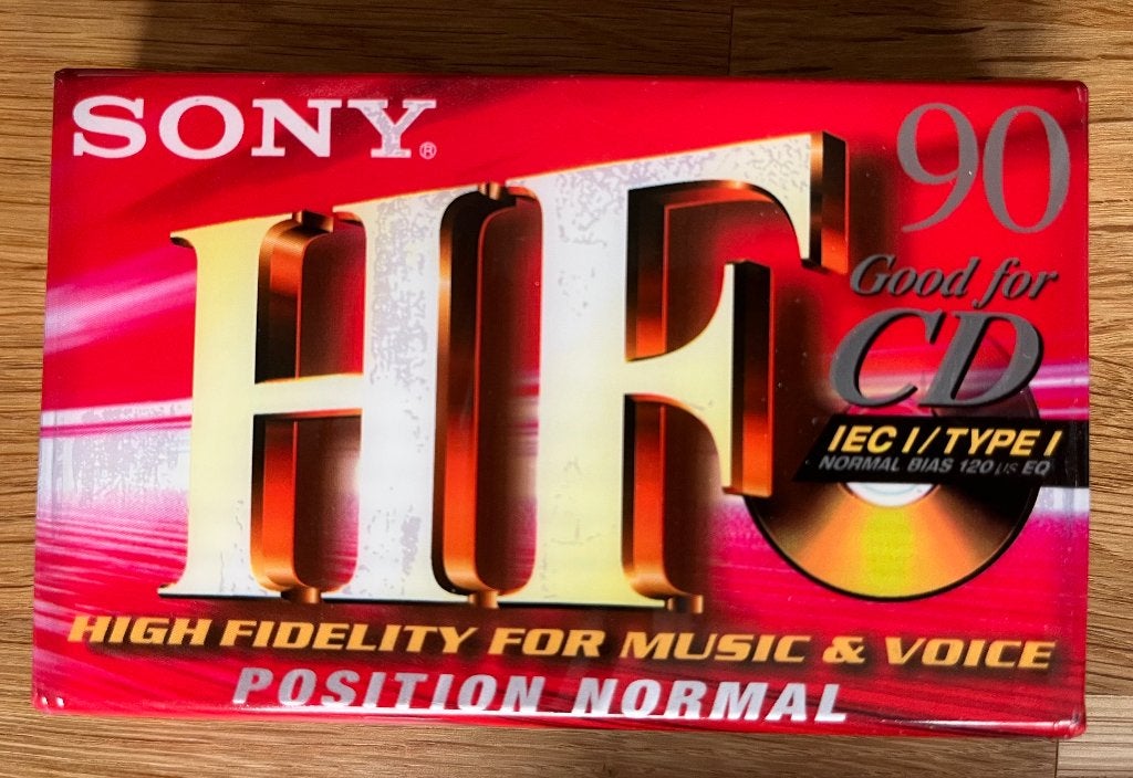4x CASSETTE SONY HF 90, Cd's en Dvd's, Cassettebandjes, Ophalen, 2 t/m 25 bandjes, Pop, Nieuw in verpakking