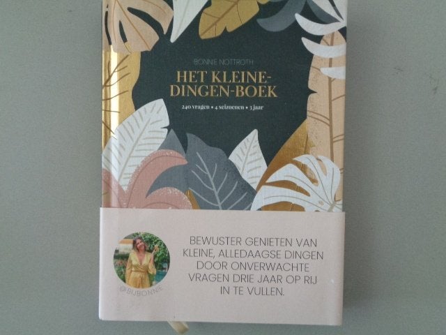 Het kleine-dingen-boek - 240 vragen - 4 seizoenen - 3 jaar, Ophalen of Verzenden, Zo goed als nieuw, Bonnie Nottroth