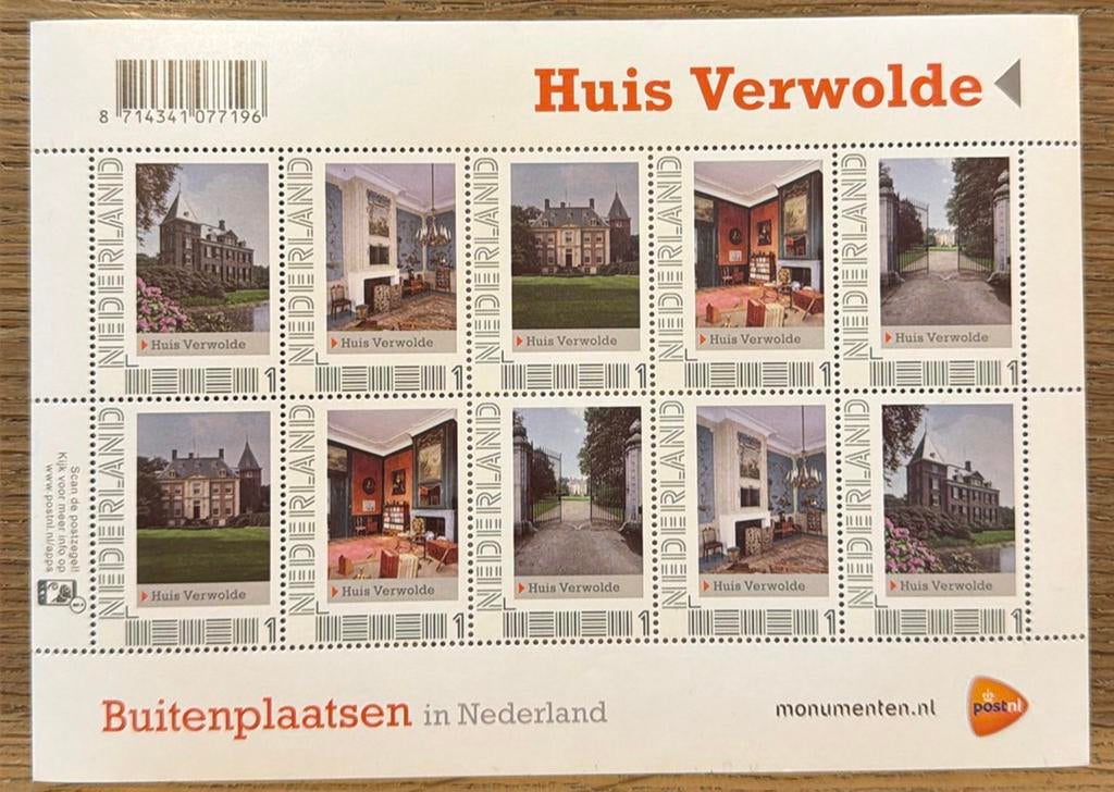 Postzegels pf. Huis Verwolde, Ophalen of Verzenden, Na 1940, Postfris