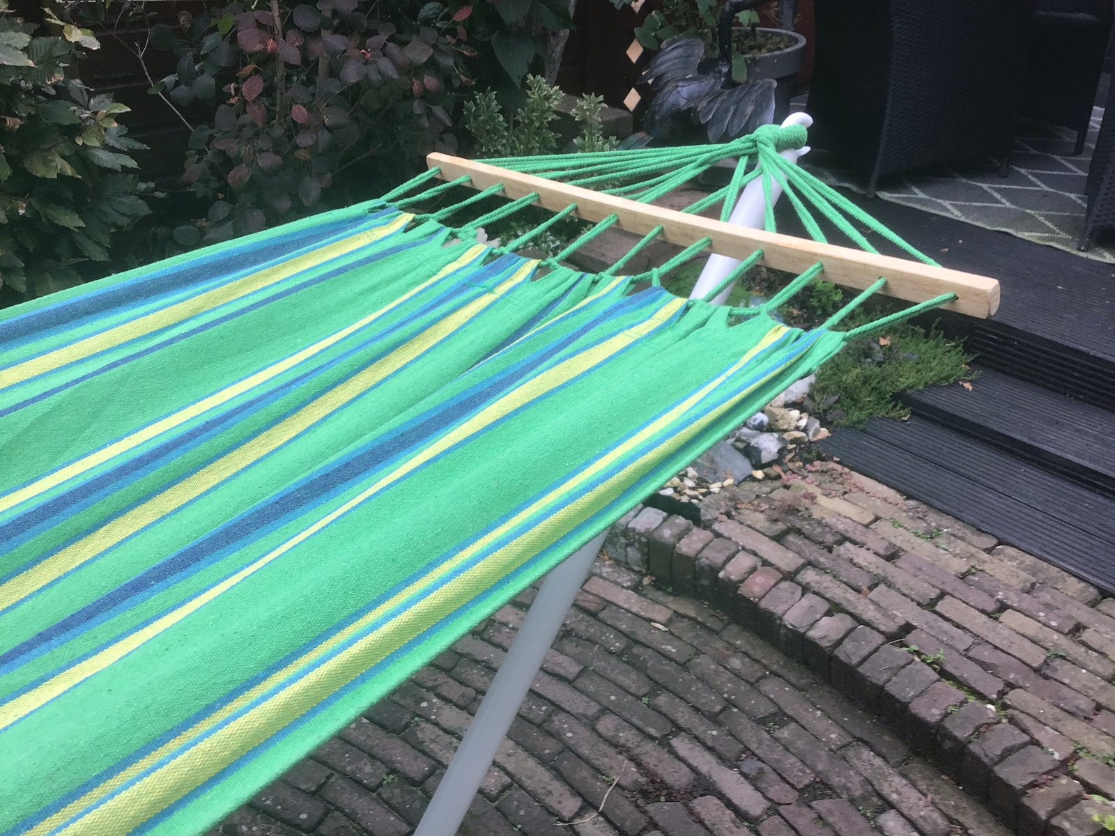 Comfortabele hangmat met standaard - Zo goed als nieuw, Binnen, Ophalen of Verzenden, Zo goed als nieuw, Met standaard