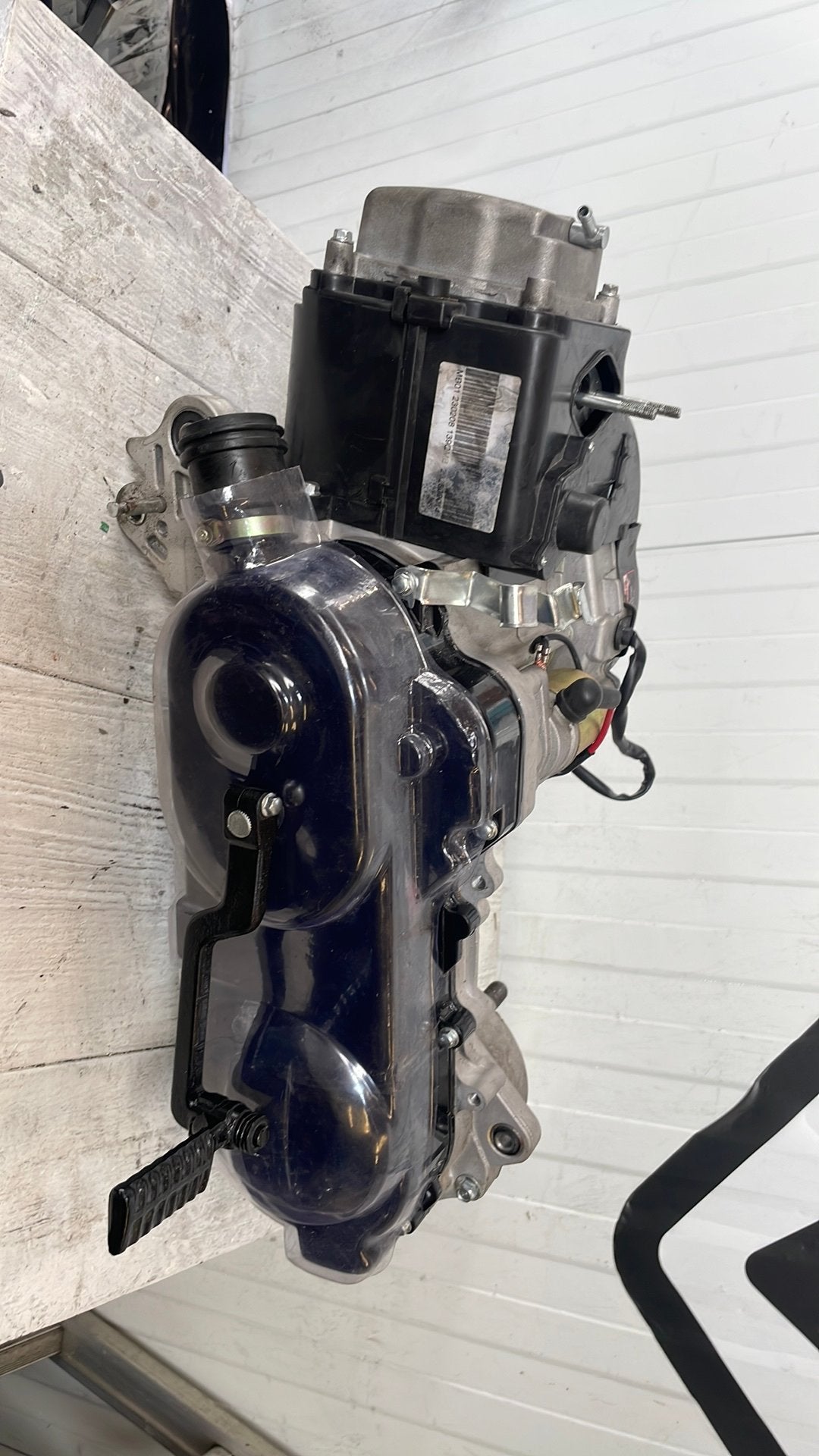 motorblok 10 inch gy6 met lange as als nieuw, Ophalen of Verzenden, Blok, Overige merken