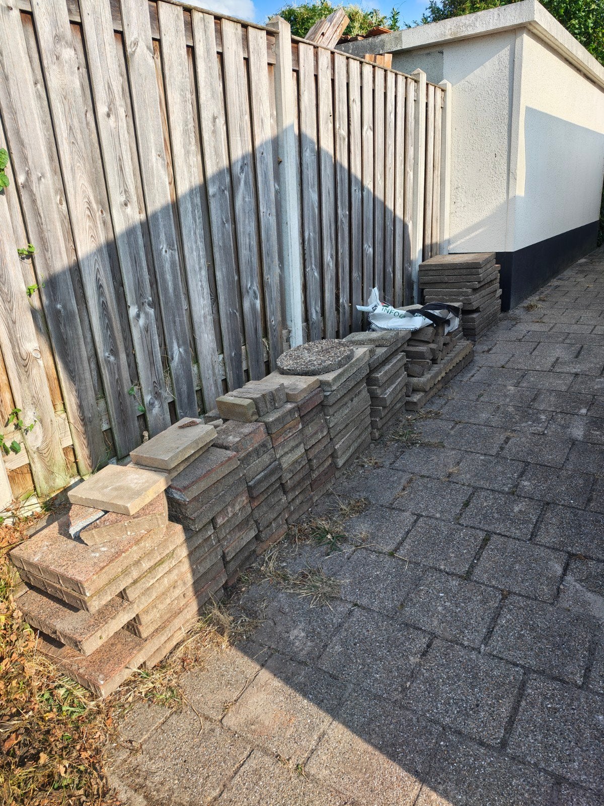 Gratis diverse tegels, Ophalen, Gebruikt, Minder dan 5 m², Beton