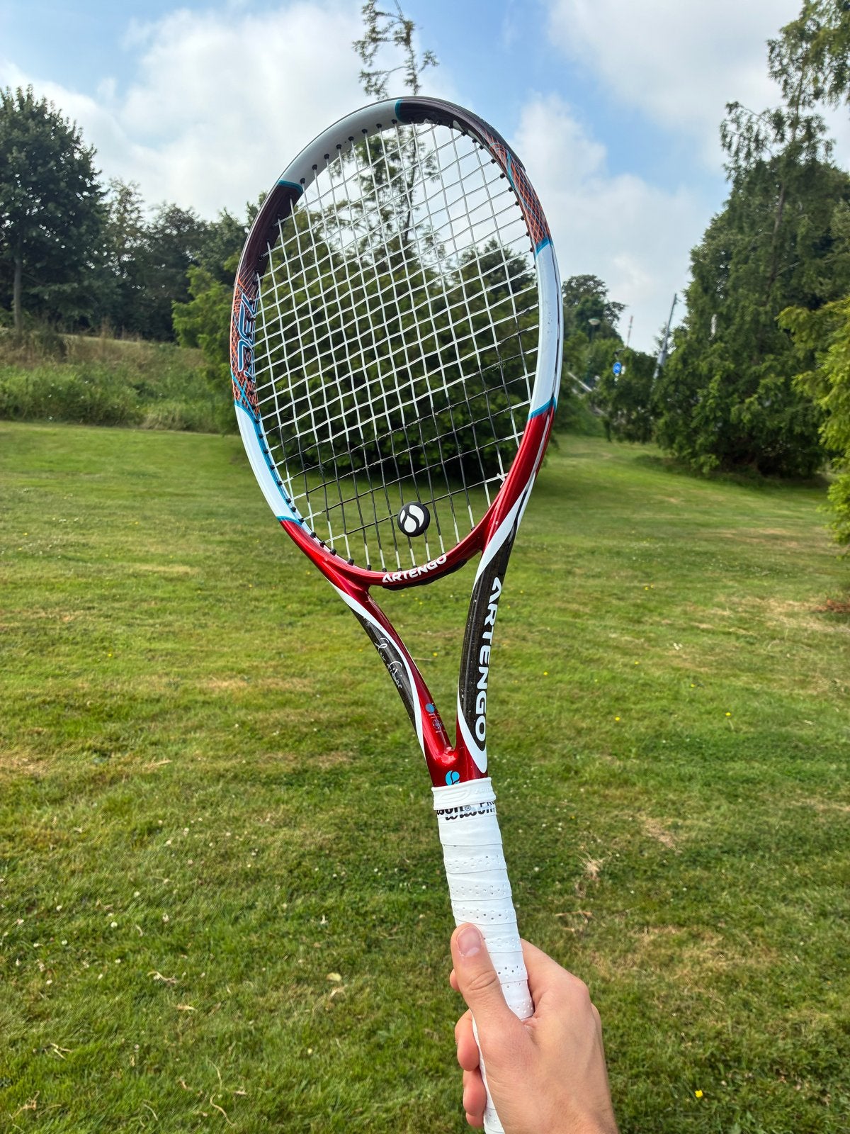 Artengo 730 Tennisracket Gripmaat 2 - met tas, Sport en Fitness, Tennis, Gebruikt, Ophalen of Verzenden, Racket, L2