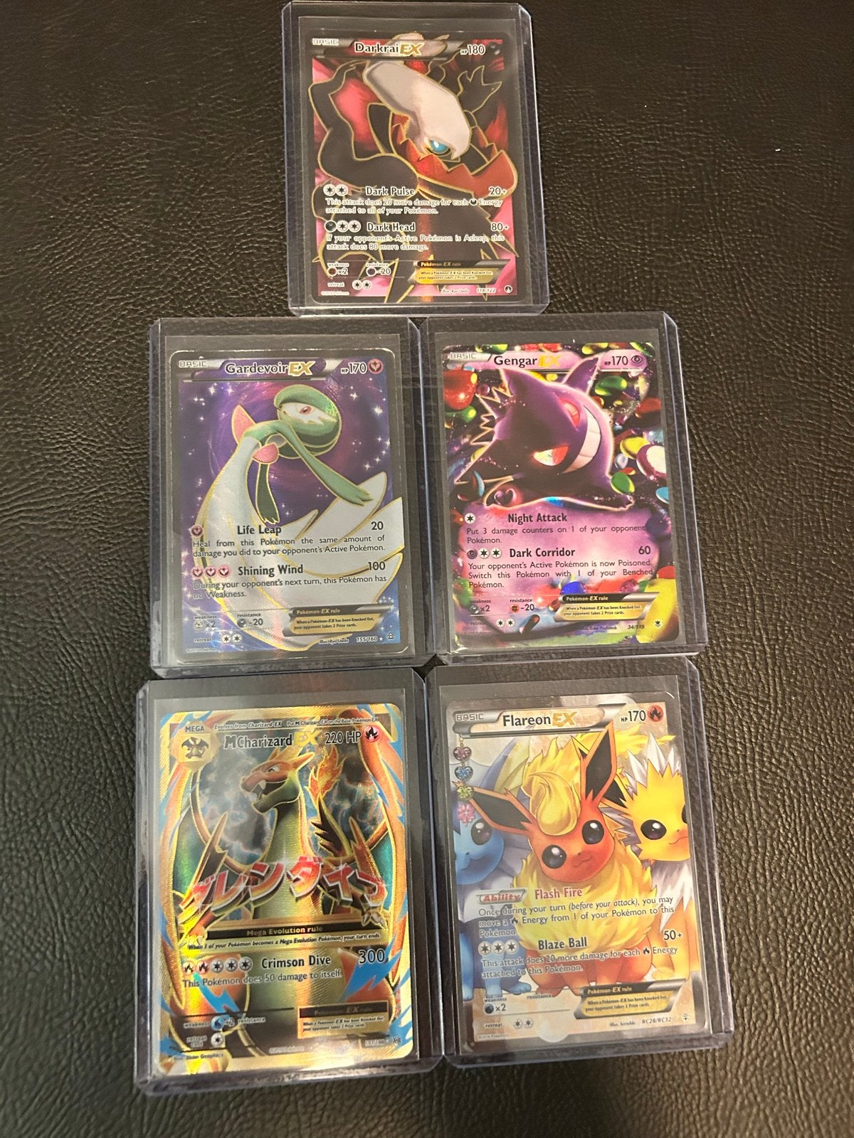 Pokémon EX/GX/V kaarten - Darkrai, Gardevoir, Gengar, Chariz, Ophalen of Verzenden, Zo goed als nieuw, Meerdere kaarten